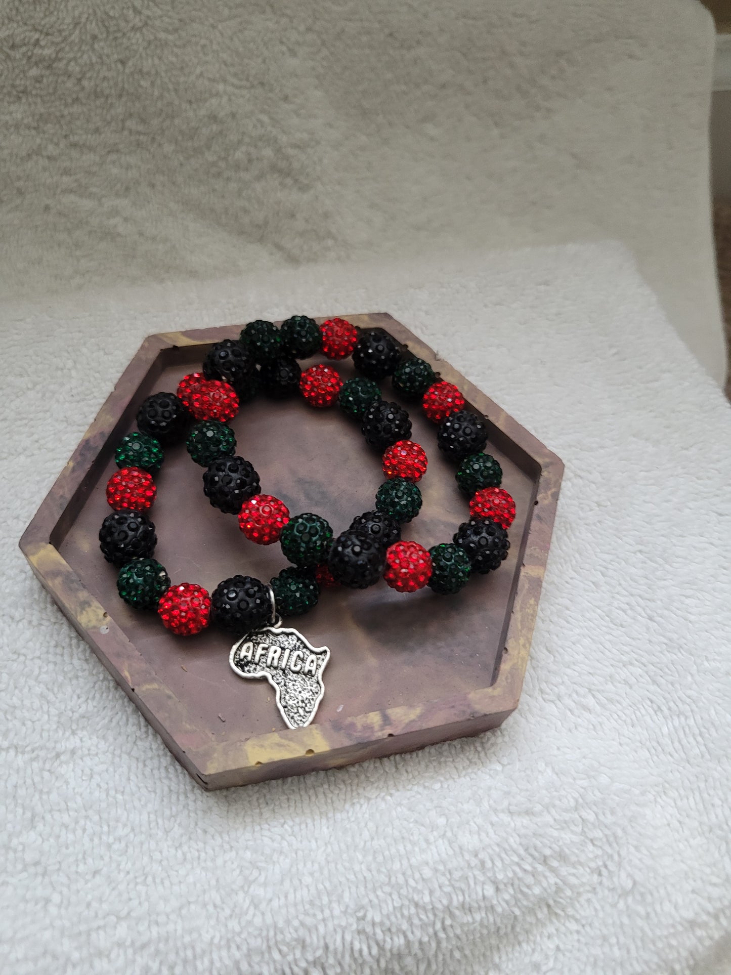 Custom beaded fashion bracelets.